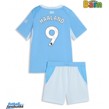 Manchester City Erling Haaland #9 Hjemmedraktsett Barn 2026-27 Kortermet (+ Korte bukser)